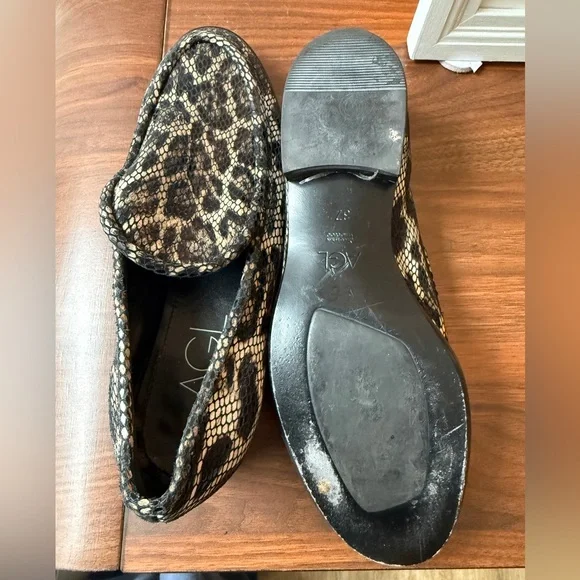 AGL leopard print loafers size 7 - Picture 3 of 3